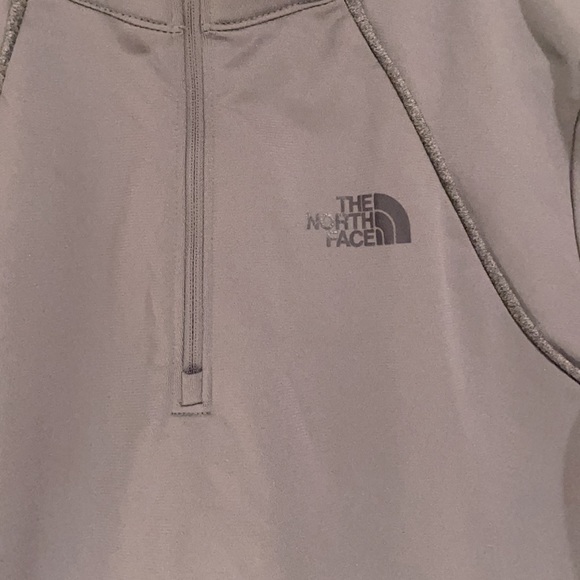 North Face jacket- shell, lighter weight plum gray - running, ski, hiking - Picture 2 of 4